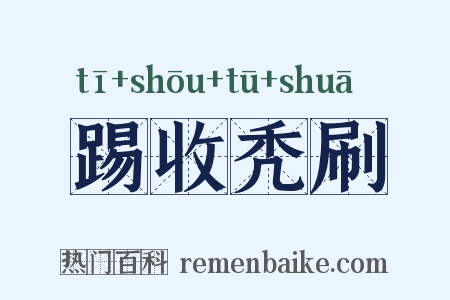 踢收秃刷是什么意思的图片